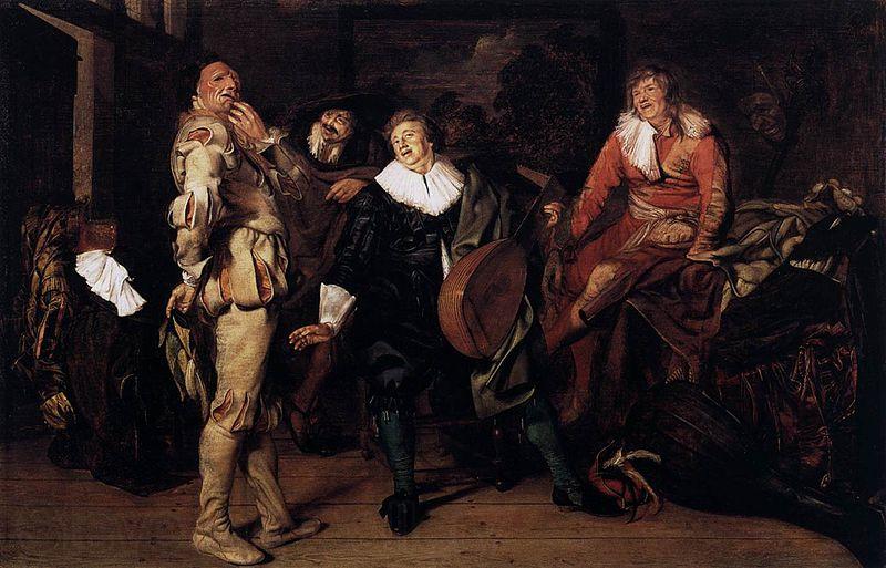 Pieter Codde Actors Changing Room Norge oil painting art